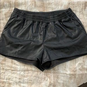 NWOT Forever 21 Faux Leather Shorts